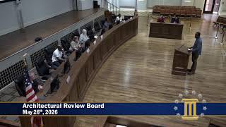 Montgomery Architectural Review Board (May 26, 2026)