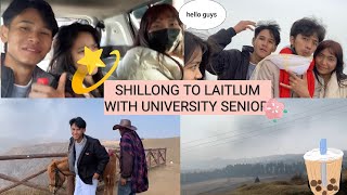 SHILLONG TO LAITLUM PICNIC WITH MY🏞️ UNIVERSITY FRIEND/ ARUNACHAL/ MANIPURI/ TRIPURA 🤣WATCH TILL END