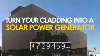 Turn your cladding into a solar power generator