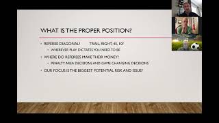 Advanced Referee Training - Referee Positioning