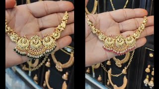 ವಾವ್.....Gold replica neck set.. | ಕಮ್ಮಿ ಬೆಲೆಗೆ ಚಿನ್ನದಂಥ ಹಾರ |WhatsApp 8088732239 |#wedding #gold