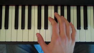How To Play a C Augmented 7th Chord on Piano