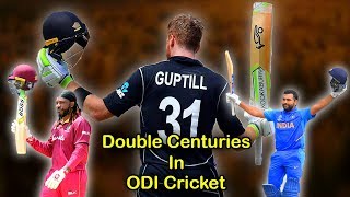 ওয়ানডে ক্রিকেট ইতিহাসে যত ডাবল সেঞ্চুরি | Double Centuries in ODI Cricket