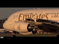 STUNNING EMIRATES A380 Take Off!
