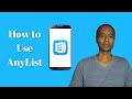 AnyList App Tutorial