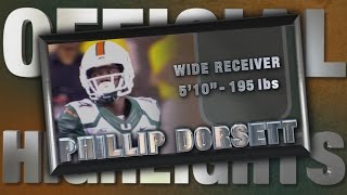 2014 Official Highlights | Miami WR Phillip Dorsett