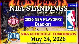 NBA Standings Playoffs May 23, 2026 | NBA Playoffs 2026 | NBA SCHEDULE May 24, 2026