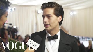 Cole Sprouse on Interning at the Met and His Artistic Aspirations | Met Gala 2018 With Liza Koshy