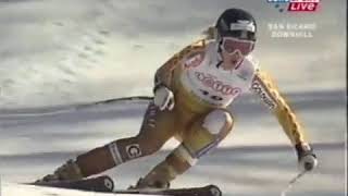 Alpine Skiing - 2005 - Women's Downhill - Lidell Vikarby crash in San Sicario