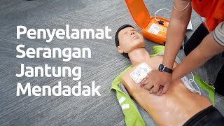 Pertolongan Pertama Serangan Jantung Mendadak | Alat AED SECOM