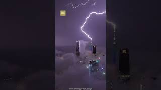 Lightning strikes Canton Tower 6 times in one hour