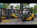 xe nâng nhật so sánh 2 xe komatsu 3 tấn fd30t 17 mới và nhật bãi chạy 2000h nên chọn xe nào