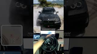 Drag Race BMW X5 Forza Horizon 5 #shorts #steeringwheel #bmwx5
