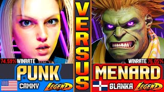 SF6 — (MenaRD Vs Punk) | Blanka vs Cammy ▰ High-Level Street Fighter 6 Gameplay