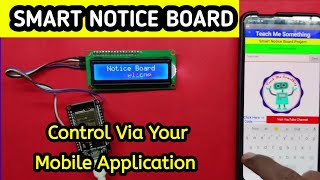 ESP32 Bluetooth control Smart Notice Board | Message Stored in EEPROM |