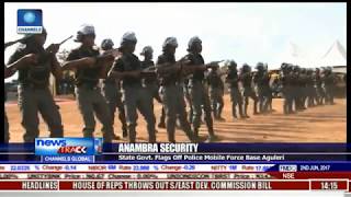 Anambra Security: State Govt. Flags Off Police Mobile Force Base Aguleri