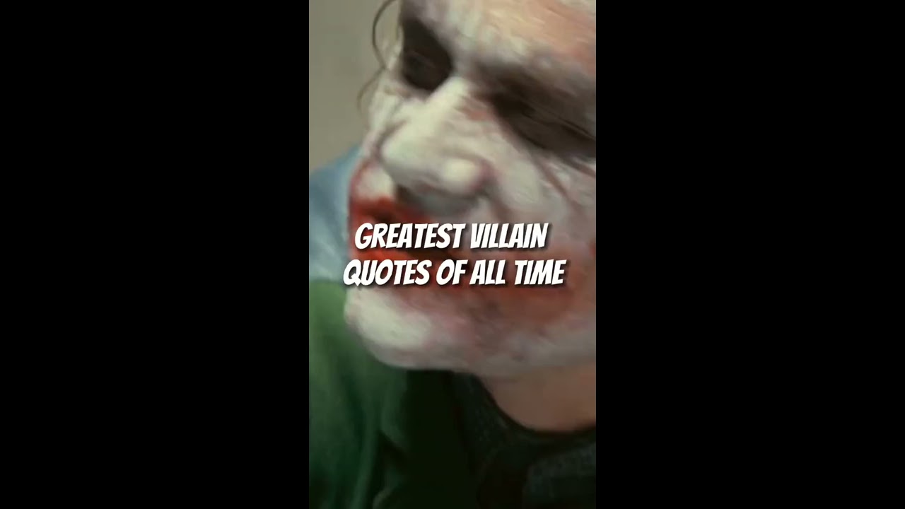 GREATEST VILLAIN QUOTES OF ALL TIME#motivation #boysquotes #shorts #quotes#joker#quotesbest#viral