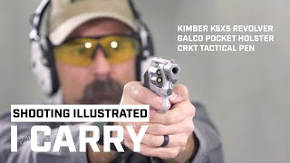 I Carry: Kimber K6XS Revolver in a Galco Holster with CRKT Tactical Pen