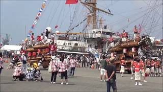 神戸帆船フェスティバル　だんじり練り廻し（平成２９年７月１６日）