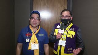 多伦多国泰狮子会会长郑志刚President of Toronto Cathay Lions Club Michael Cheng