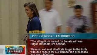 BP: Pahayag ni VP Robredo