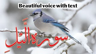 surah al lail with urdu translation |surah lail mishary al afasy with urdu translation| #koshurquran