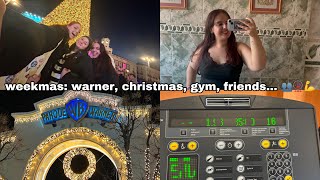 weekmas 5: warner, christmas, gym, friends… 👥🎡💪