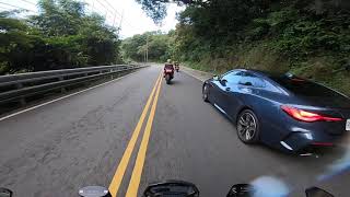 20210926 北宜下山 Ducati Monster 796 chasing Yamaha R1 BMW S1000RR