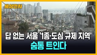 답 없는 서울 '1종·도심 규제 지역' 숨통 트인다 [세상만사] #서울 #1종도심규제지역