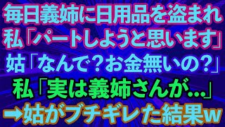 【スカッとする話】義姉が毎日我が家の日用品を盗んでいく。私「パートをしようと思います」姑「なんで？お金無いの？」私「実は義姉さんが   」姑「え？」→全てを知った姑がブチギレた結果www【修