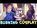 BURNING COSPLAYING FEMALE ANTI-MAGE PERSONA