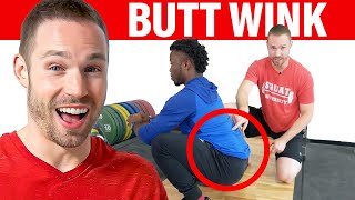 Get Rid of Butt Wink [Proper Squat Form Guide]