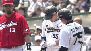 【プロ野球パ】T-岡田の適時打でオリックスが2戦連続初回先制！ 2014/05/24 Bs-C