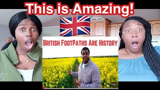 Americans React to British Foot Paths are Living History | UK vs US