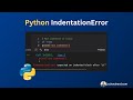 IndentationError in Python (debugging) #python #IndentationError #shorts