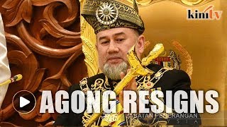 Sultan Muhammad V resigns as Agong