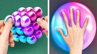 Oddly Satisfying Crafts With Slime, Epoxy Resin And Cement