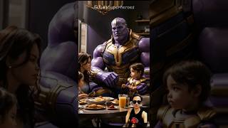 Superheroes Having Breakfast With Family #shorts #avengers #marvel