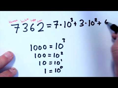 Converting Numbers From Binary To Base -10 - YouTube