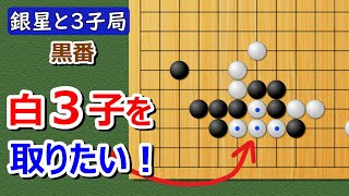 【囲碁】実戦譜2子局（対天頂の囲碁9段）白模様を制限する戦法