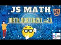 How To Find Square Root In Java Script // Coding code // HTML // CSS // JAVASCRIPT...
