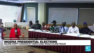 Nigeria opposition dismisses ‘sham’ election as ruling party’s Tinubu takes lead • FRANCE 24