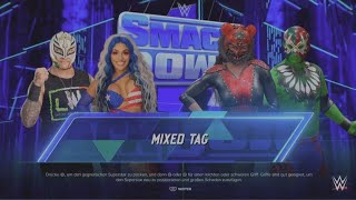 WJK Mix Tag Team Match Rey Mysterio \u0026 Zelina Vega VS Die Grüne Gefahr \u0026 Luisa Mysterio