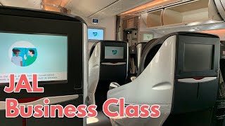 JAL Business Class B787-8 HKG - HND Shell Flat Neo Seat Hong Kong - Tokyo Haneda JAL ビジネスクラス 香港 - 羽田