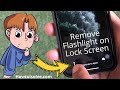 How to Remove Flashlight from Lock Screen iPhone 2024