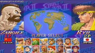 Fightcade - Super Street Fighter 2 Turbo - Djfrijoles(MEX) Vs 41i45(UK)