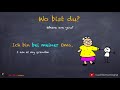 learn german german grammar wo oder wohin part 2 a1 a2