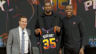 Kevin Durant introduced to Phoenix Suns fans