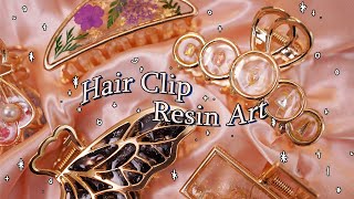 Resin Hair Clips DIY✨ Resin Art