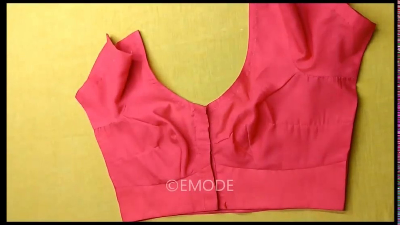 Saree Blouse Cutting And Stitching For Beginners Diy Hindi Tutorial